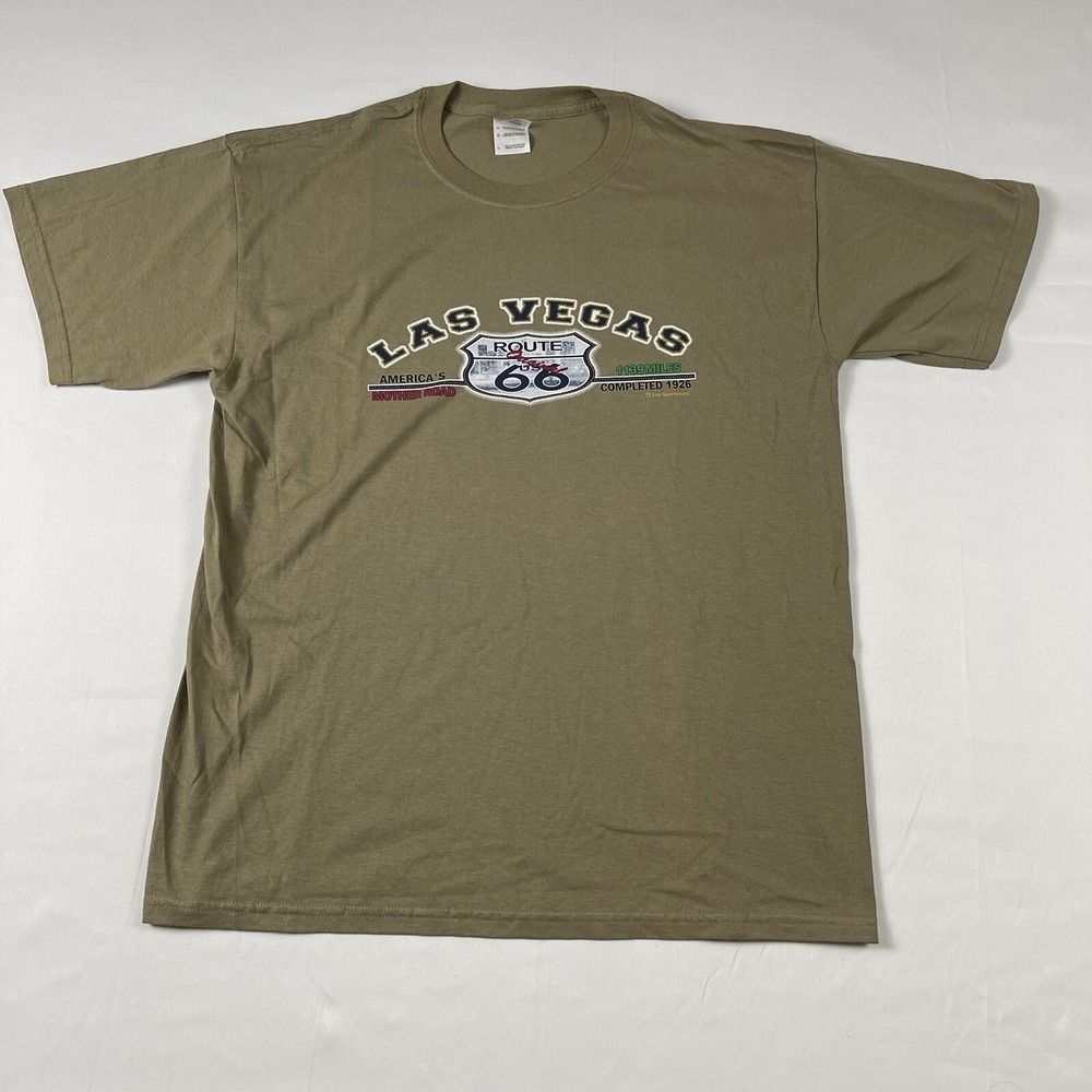 HISTORIC ROUTE 66 HIGHWAY AMERICA'S MOTHER ROAD T-Shirt Men's Size: Large